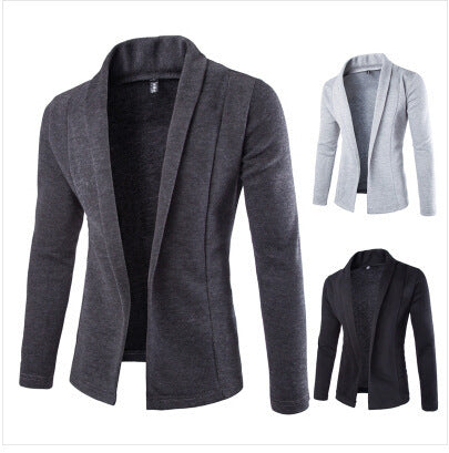 Cardigan Slim Fit Cuello V - Suéter Casual Elegante para Hombre