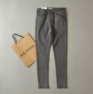 Pantalones Vaqueros Elásticos Cintura Alta Slim Fit - Image 7