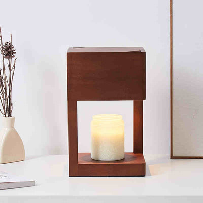 Vela Aromaterápica de Madera con Luz Cálida sin Llama - Image 9