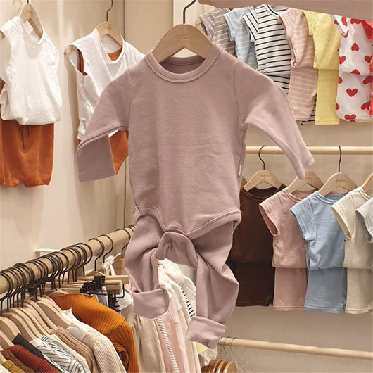 Conjunto de Pijama Otoñal para Bebé - Pantalones Largos de Algodón - Image 18