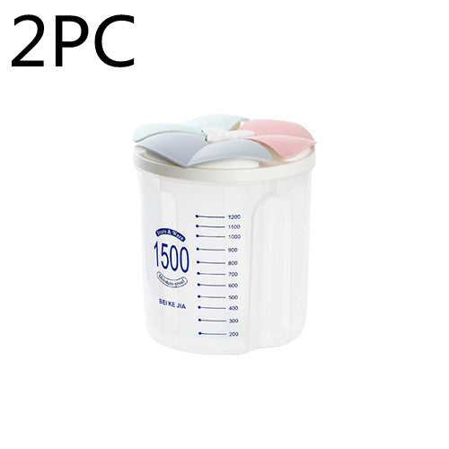 Contenedor de Almacenamiento para Alimentos Secos y Cereales con Tapa Transparente - Image 12