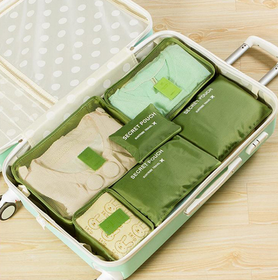 Organizador de Viaje en Nylon Impermeable - Cubos de Empaque Durables - Image 19