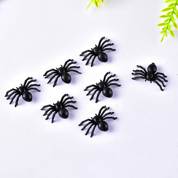 Araña de plástico para Halloween