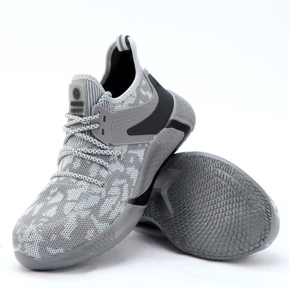 Zapatos de Seguridad Blancos Tejido Volador Transpirables