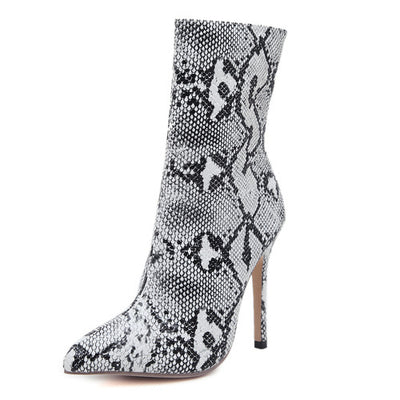 Botas Stiletto Serpiente Puntiagudas Sexy para Mujer - Image 4