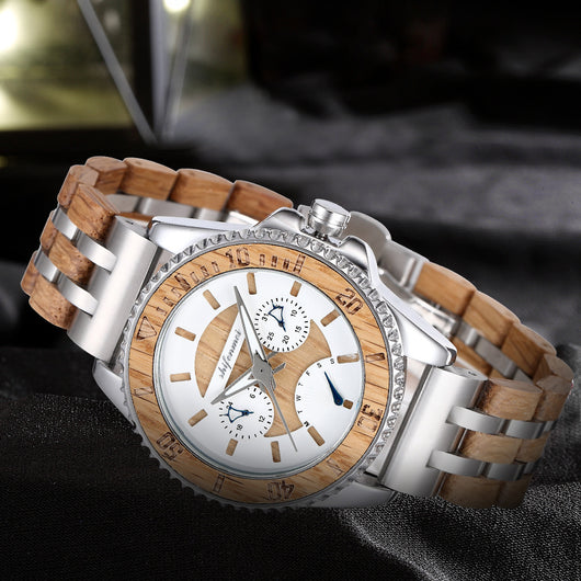 Reloj Deportivo para Hombre con Diseño de Madera y Mecanismo de Precisión - Image 19
