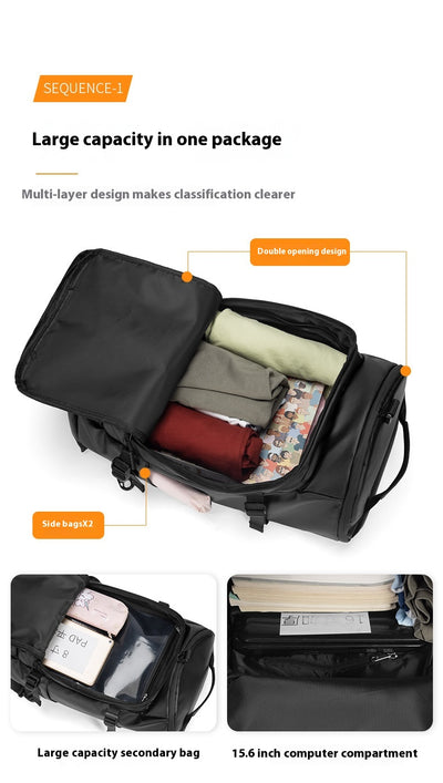 Mochila de Viaje Impermeable de Gran Capacidad para Montañismo y Deportes Outdoor - Image 8