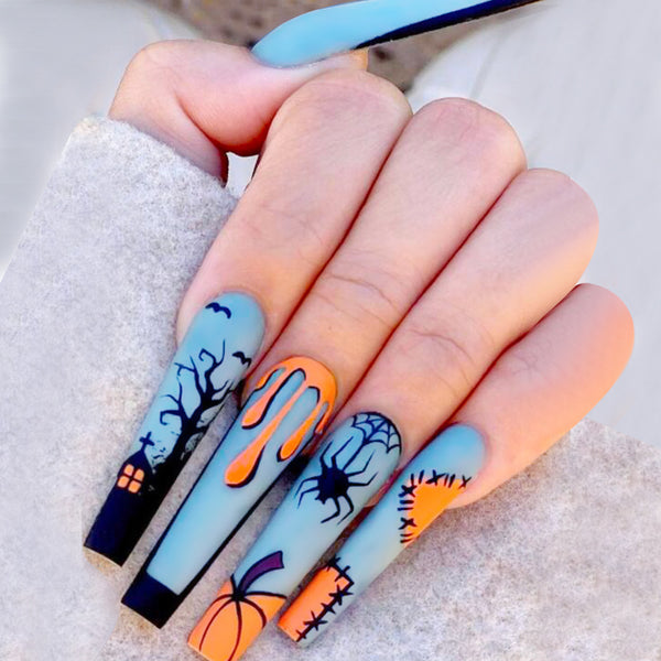 Chips de Nail Art Wearable Method Halloween