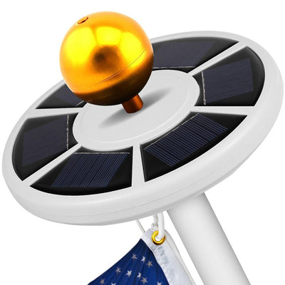 Lámpara Solar para Asta de Bandera con 26 LED - Luz de Campamento Portátil - Image 3
