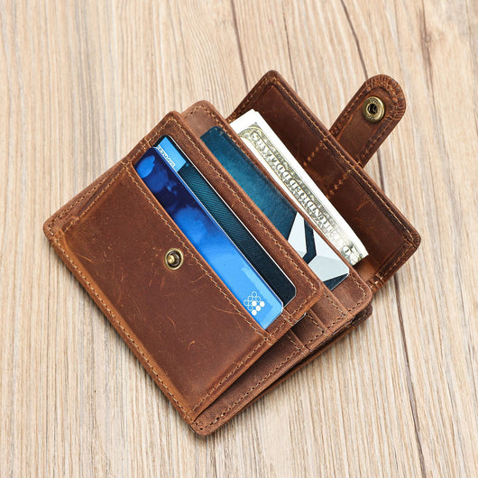 Cartera Minimalista de Cuero para Monedas y Tarjetas de Transporte - Image 15