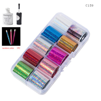 Set de 12 Láminas Decorativas para Uñas - Transferencias Nail Art - Image 67