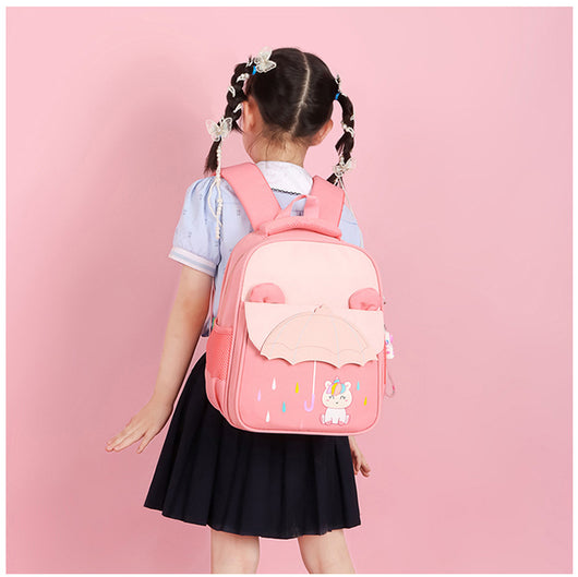 Mochila Escolar Infantil de Contraste para Clases de Preescolar e Intermedio - Image 9