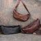 Bolsa Mensajera de Cuero Retro con Solapa - Estilo Casual