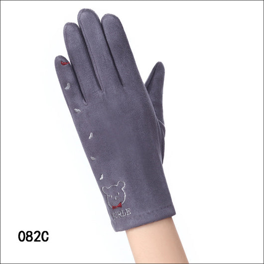Guantes de Invierno Táctiles Impermeables de Ante - Image 5