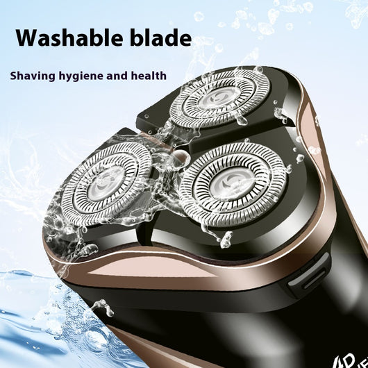 Afeitadora Flotante de Tres Cabezales con Anillo Doble para Hombre - Image 3