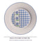 Azul Plaid Pequeño Flower Plate