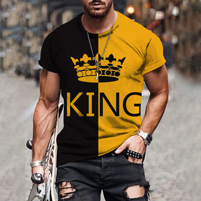 Camiseta Casual Hombre Mesh sin Cuello Manga Corta - Image 8