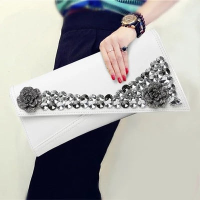 Cartera Clutch Crossbody con Brillantes - Bolso Pequeño Elegante - Image 9