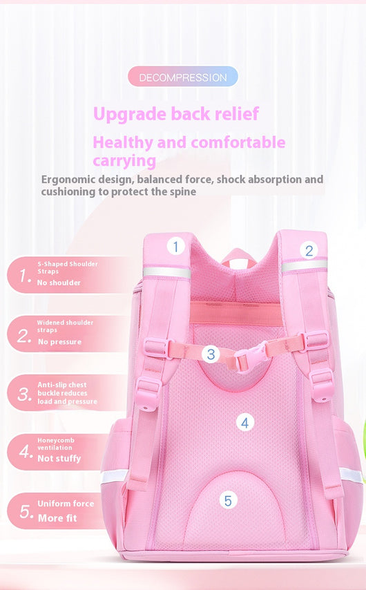 Mochila Escolar con Protección Ergonómica de Espalda - Image 35