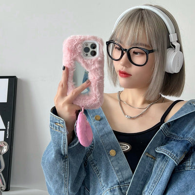 Funda Espejo de Maquillaje Esponjosa para Teléfono - Image 17