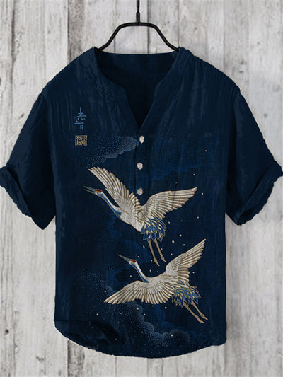 Camisa Hawaiana Navideña Casual con Estampado Santa para Hombre - Image 13