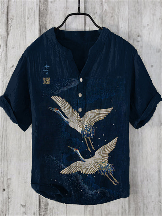 Camisa Hawaiana Navideña Casual con Estampado Santa para Hombre - Image 13