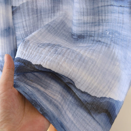 Pijama Corto para Hombre en Crepe de Algodón Doble Hilado - Image 24
