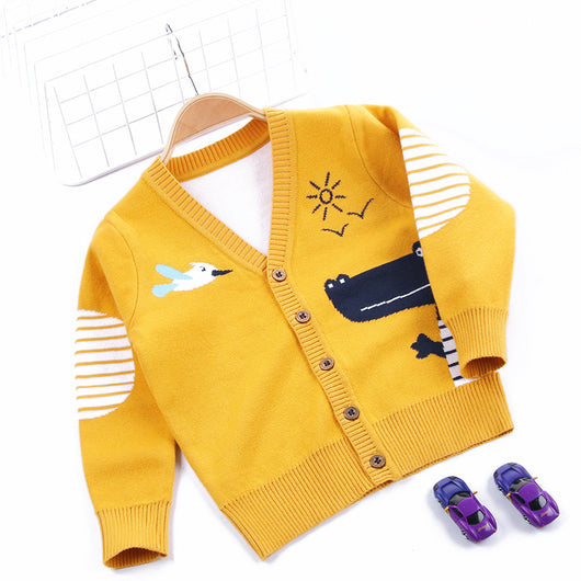 Cardigan Estilo Cartoon Colores Vibrantes Que No Se Desvanecen - Image 11