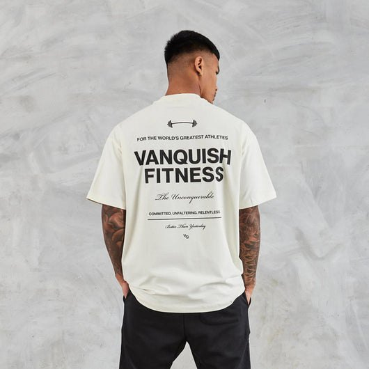 Camiseta Deportiva Oversized Hip Hop para Hombre - Corte Boxy Fitness