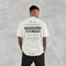 Camiseta Deportiva Oversized Hip Hop para Hombre - Corte Boxy Fitness