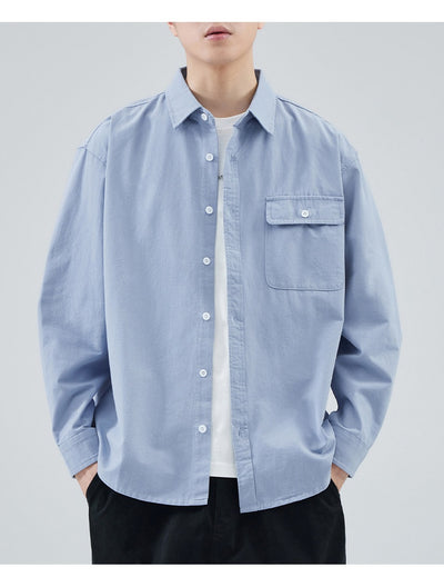 Camisa Suelta de Algodón Premium para Hombre - Image 15