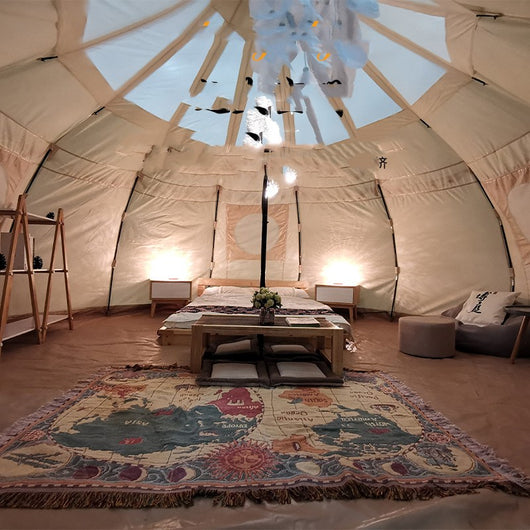 Tienda de Campaña Glamping Premium Netflix para Camping - Image 12