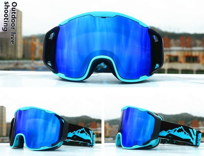 Gafas de Esquí Doble Lente Antivaho con Película Protectora - Image 36