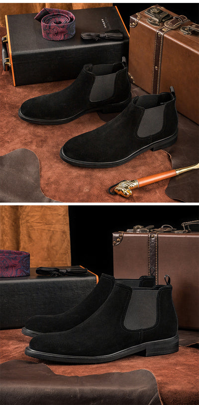 Botas Casuales para Hombre con Suela Clara y Forro de Cachemira - Image 10