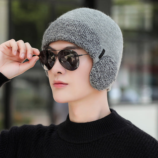 Gorro de Invierno para Hombre - Tejido Grueso y Cálido