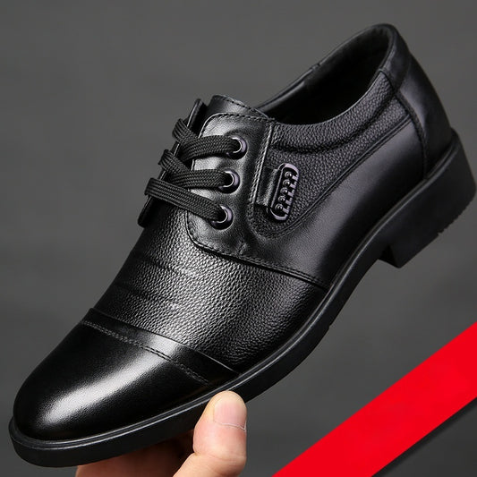 Zapatos de Cuero con Cordones para Hombre - Estilo Versátil y Elegante