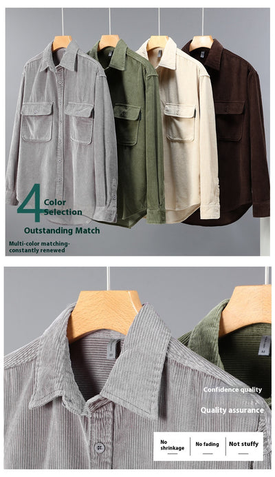 Camisa Suelta Oversize para Hombre - Estilo Casual y Cómodo - Image 21