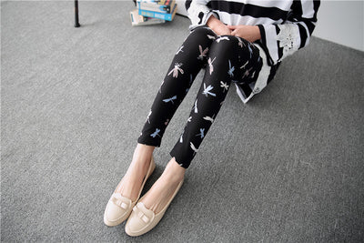 Leggings Elásticos Milk Silk con Diseño Graffiti y Pintura de Tinta Primavera - Image 11