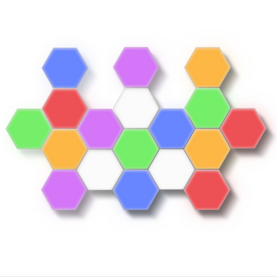 Lámpara de Pared Modular Helios Touch con Paneles de Panal - Image 2