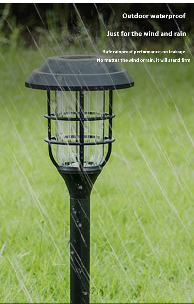 Luz LED Solar para Jardín con Diseño de Franjas - Image 12