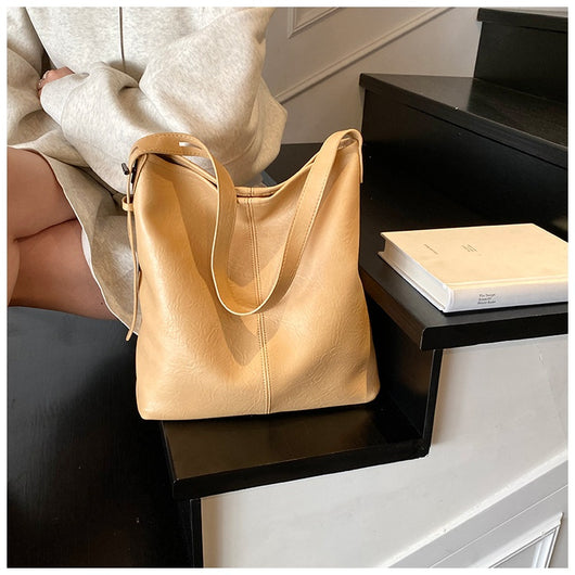 Bolso Tote de Hombro Leisure con Gran Capacidad y Textura - Image 35