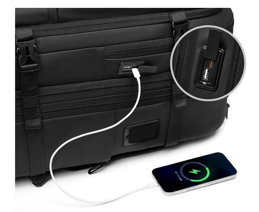 Mochila Trolley Expandible de Gran Capacidad para Viajes de Negocios - Image 27