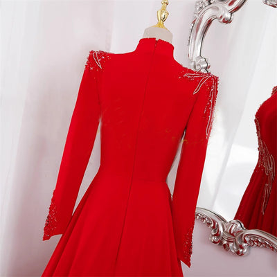 Vestido Largo de Manga Larga para Eventos Formales y Cenas de Gala - Image 17