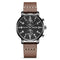 Reloj Deportivo de Acero Inoxidable con Cronógrafo de Cinco Manecillas