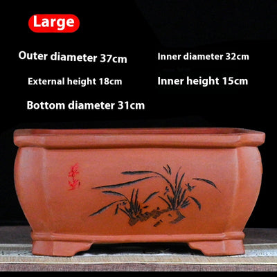 Maceta de Cerámica Púrpura para Bonsái y Plantas de Jardín - Image 17