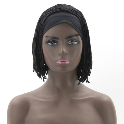 Turbante Trenzado con Apertura Central para Cabello Corto - Image 3