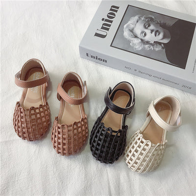 Zapatos Tejidos de Suela Blanda para Niñas