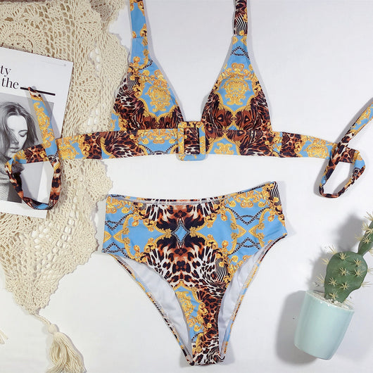 Bikini Halter Estampado - Image 22