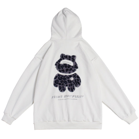 Sudadera Deportiva con Capucha, Estampado Reflectante y Flocado - Image 4