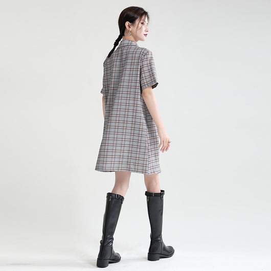 Traje Largo Suelto de Doble Botonadura con Corbata a Juego - Image 9